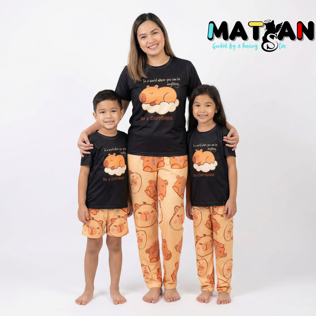 BE A CAPYBARA PREMIUM COMFORT SET – FAMILY EDITION FOR WOMAN AND KIDS