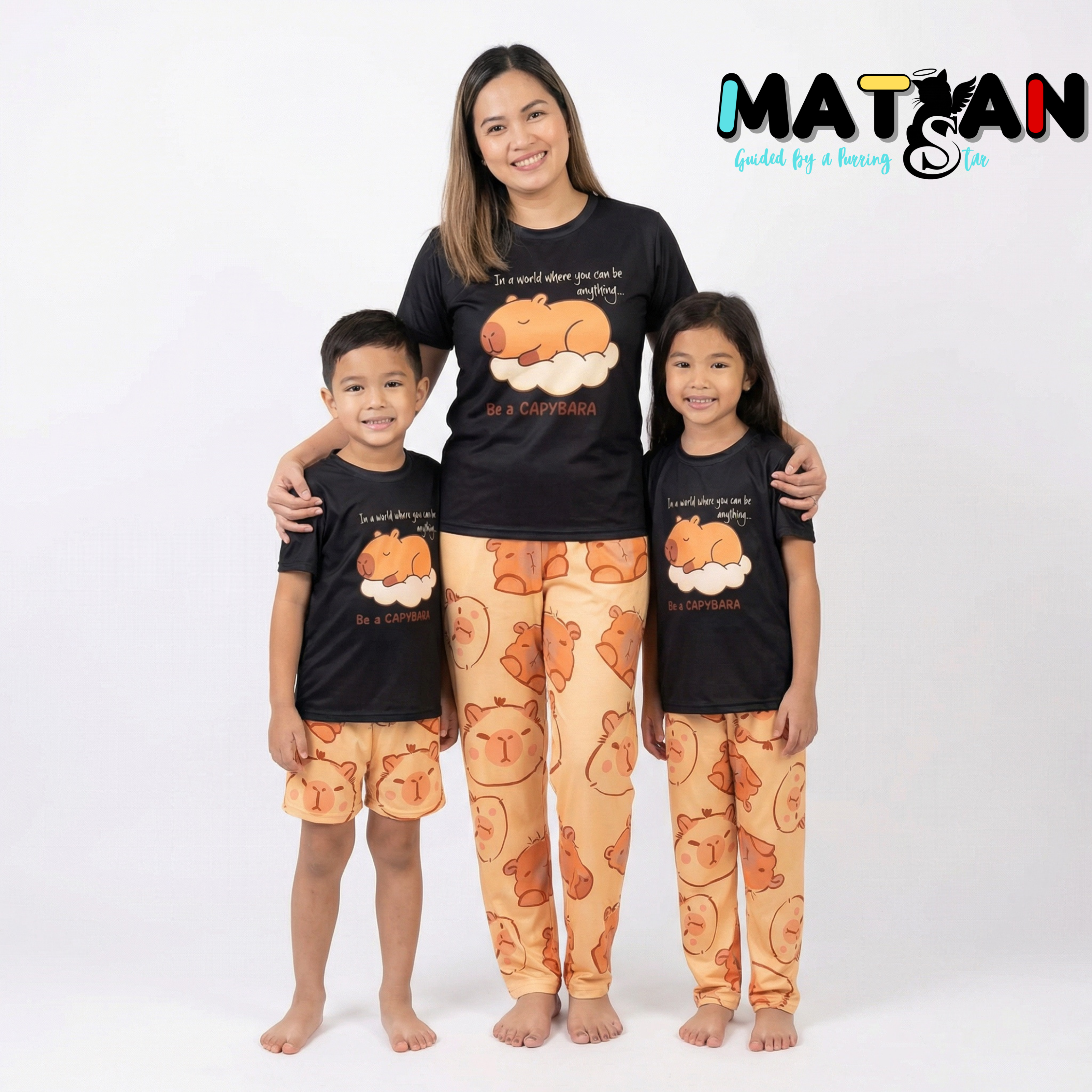BE A CAPYBARA PREMIUM COMFORT SET – FAMILY EDITION FOR WOMAN AND KIDS