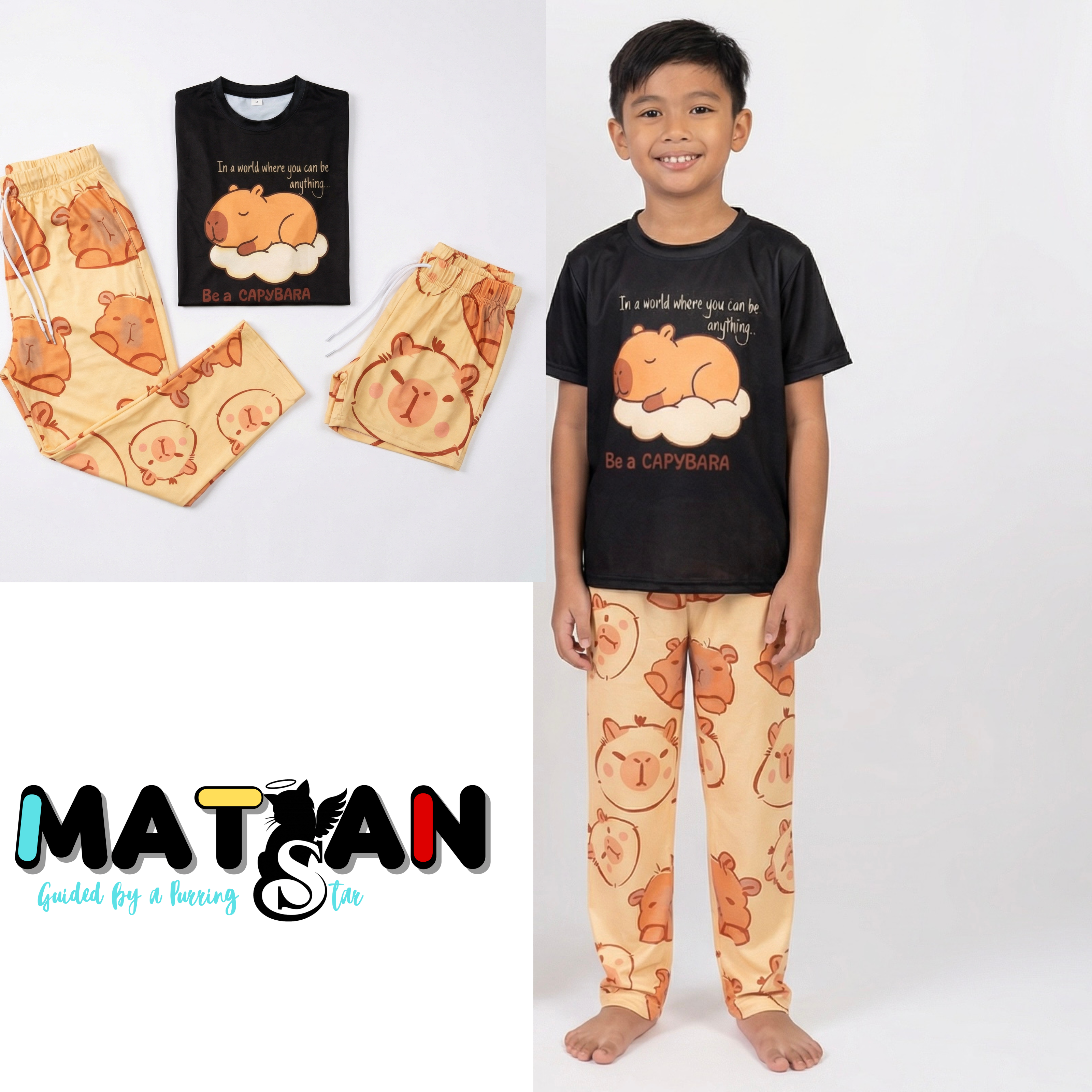BE A CAPYBARA PREMIUM COMFORT SET – FAMILY EDITION FOR WOMAN AND KIDS