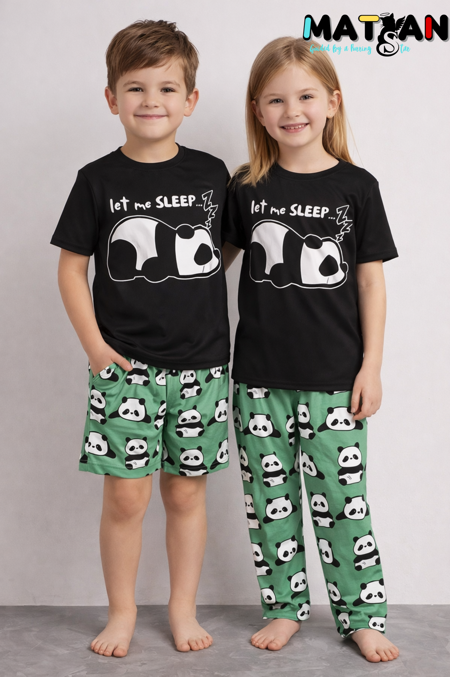 Panda Comfort Trio • Women’s 3‑Piece Soft & Durable Sleepwear Set