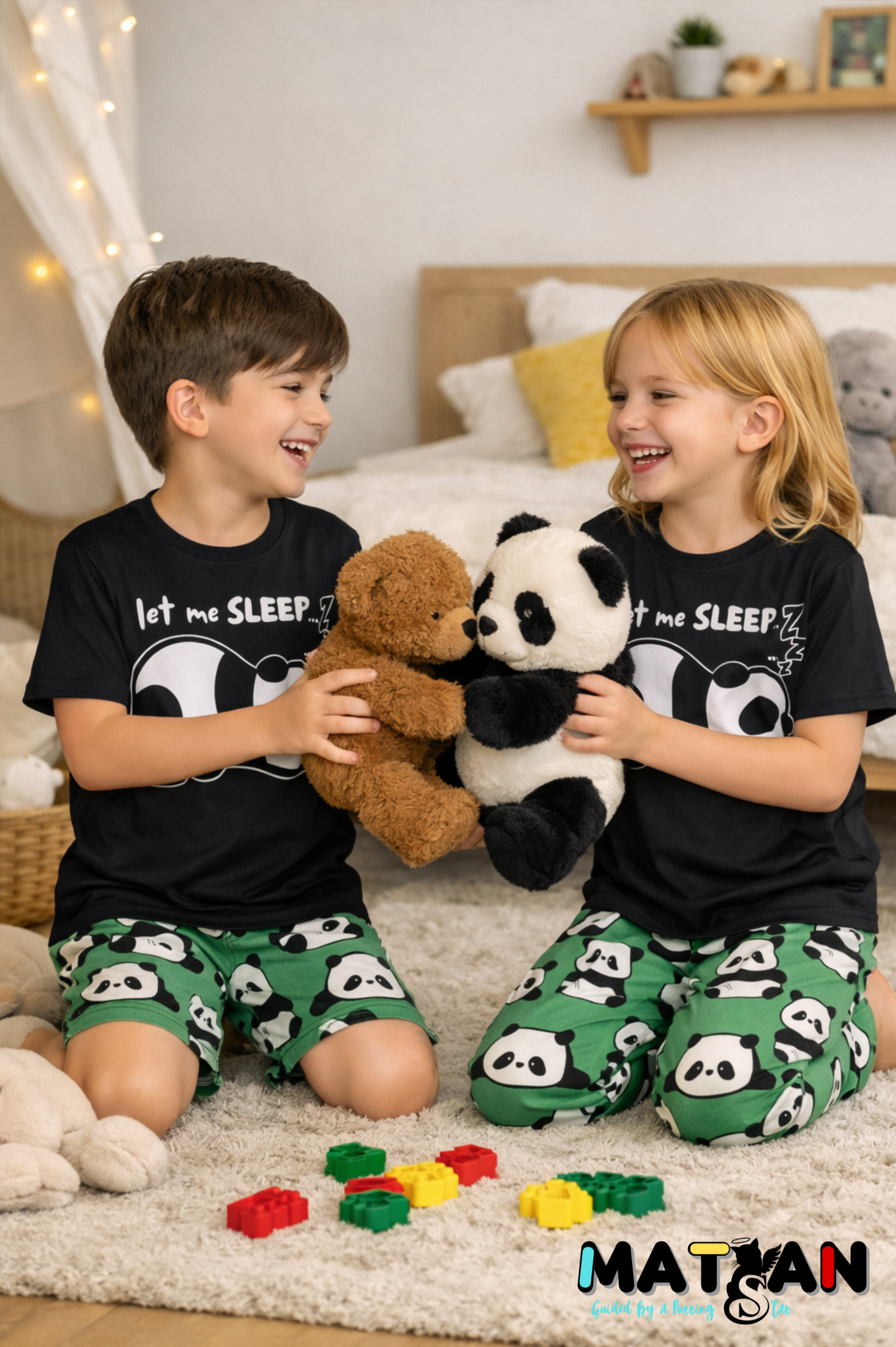 Panda Comfort Trio • Women’s 3‑Piece Soft & Durable Sleepwear Set