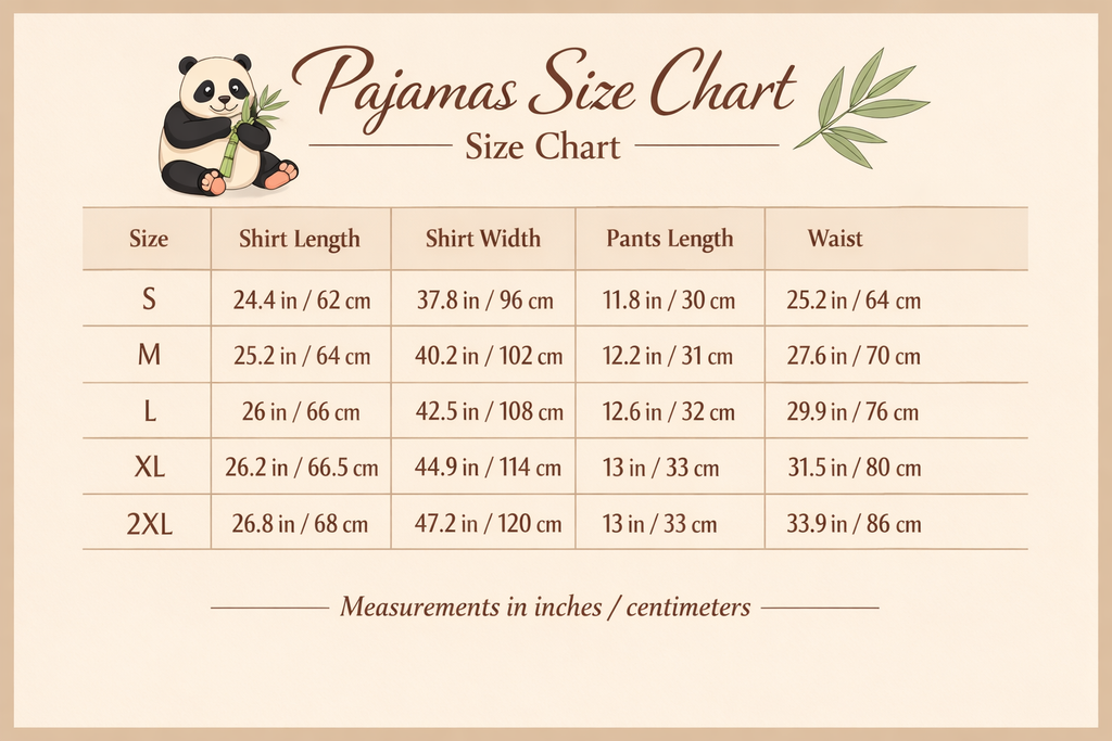 Golden Panda Dream — Women's Satin Pajama Set - 2 Pieces Set