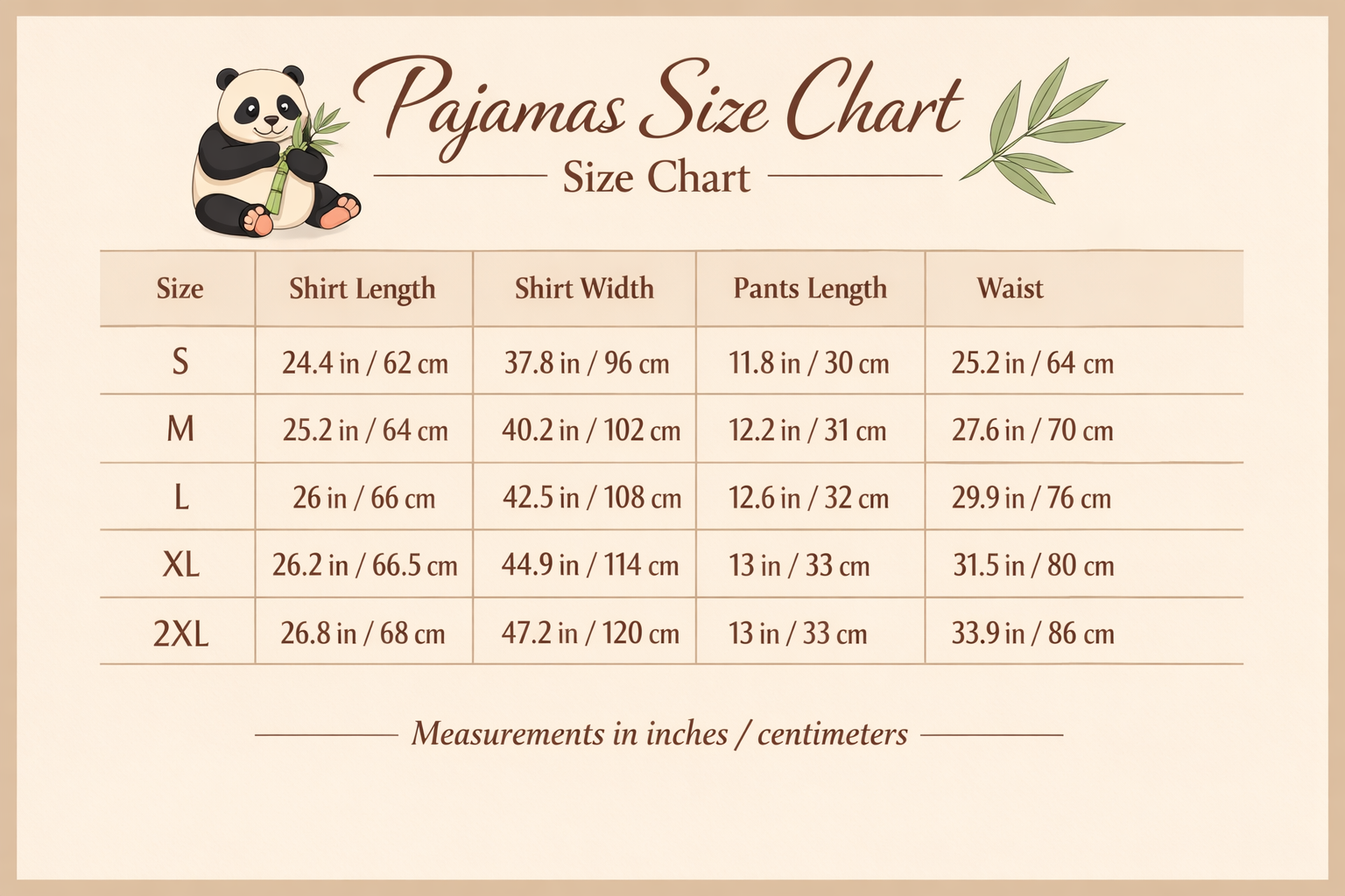 Golden Panda Dream — Women's Satin Pajama Set - 2 Pieces Set