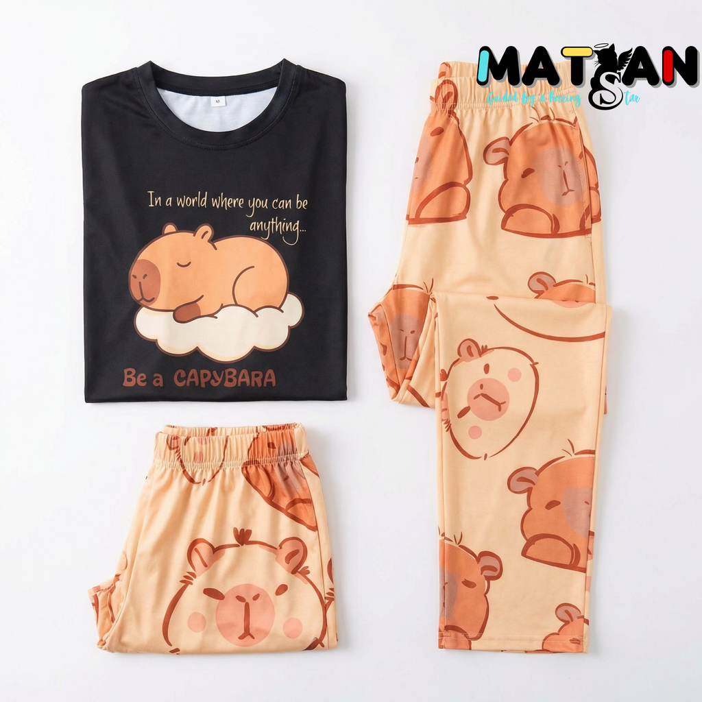 BE A CAPYBARA PREMIUM COMFORT SET – FAMILY EDITION FOR WOMAN AND KIDS