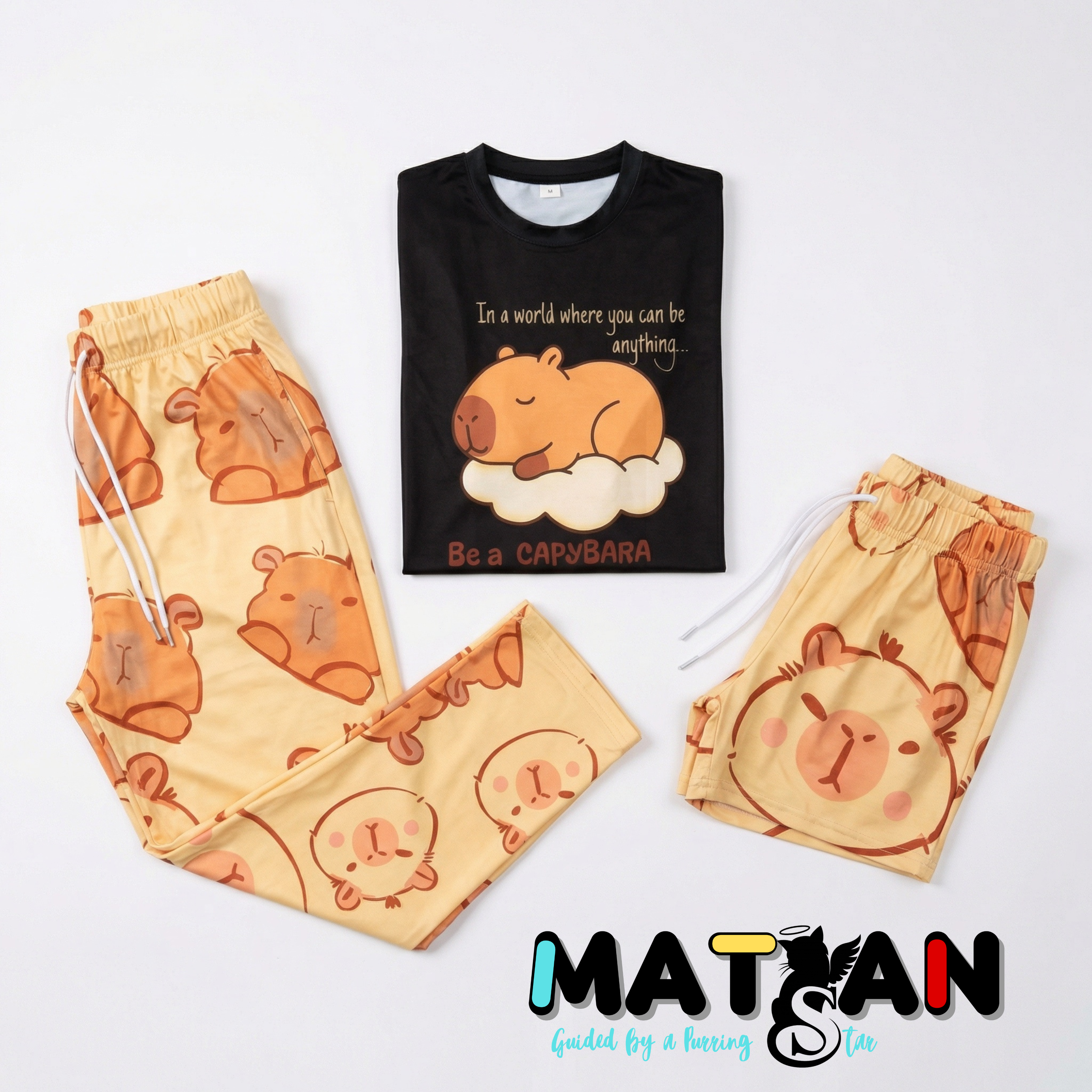 BE A CAPYBARA PREMIUM COMFORT SET – FAMILY EDITION FOR WOMAN AND KIDS
