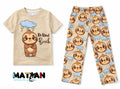 Sloth "Be Kind Bruh" Cozy Set Kids Unisex – Soft Comfort for Everyday Chill- 2 pieces set
