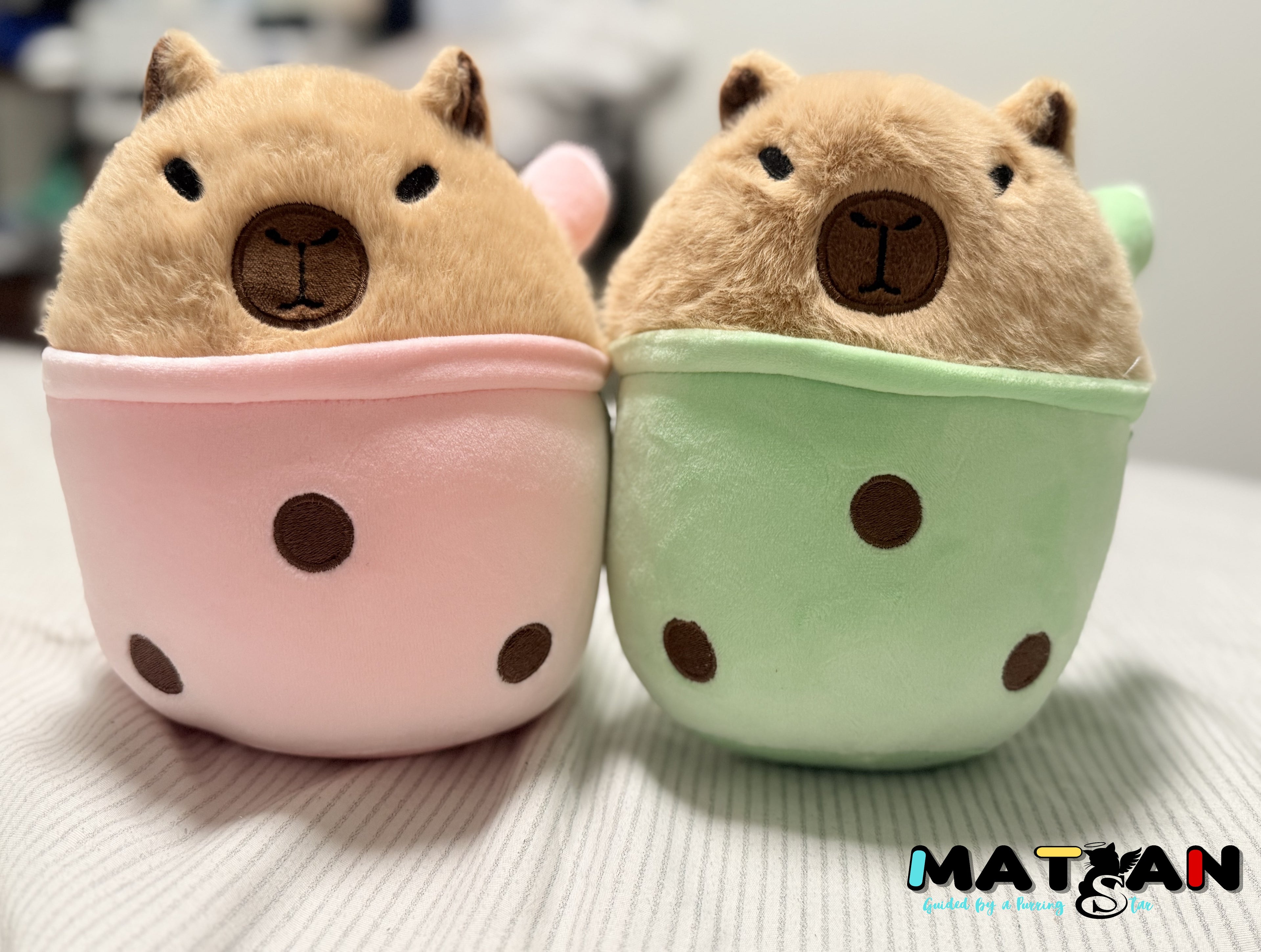 Cute Capybara Plush in Cup Outfit – Soft & Aesthetic Decor - Kawaii Capybara Plush Cup Edition – Perfect Gift for Plush Lovers