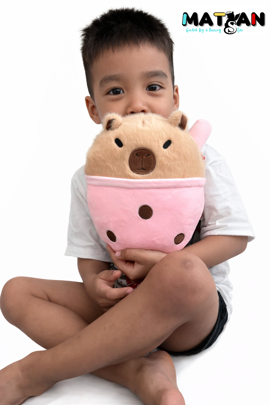 Cute Capybara Plush in Cup Outfit – Soft & Aesthetic Decor - Kawaii Capybara Plush Cup Edition – Perfect Gift for Plush Lovers