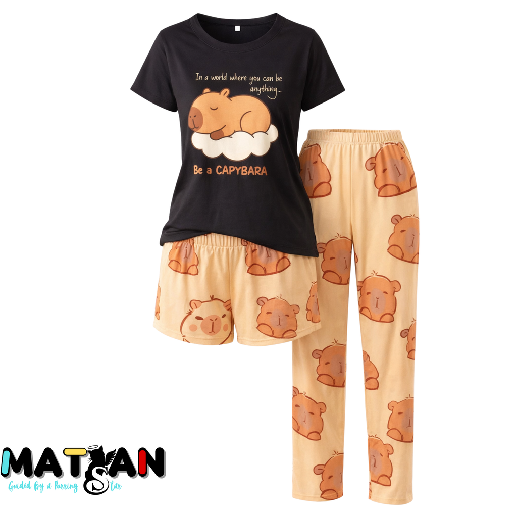 BE A CAPYBARA PREMIUM COMFORT SET – FAMILY EDITION FOR WOMAN AND KIDS