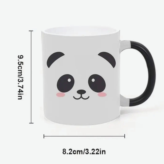 Panda Ceramic Coffee Mug, Heat Reactive, 11oz