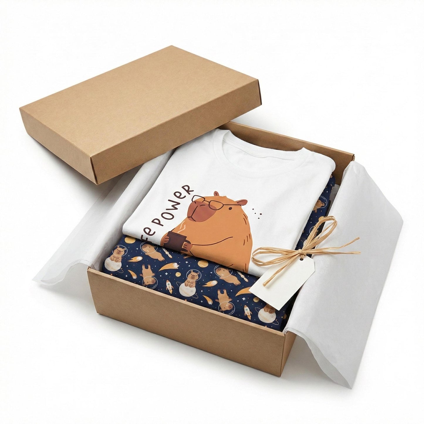 Men's Capybara Pajama Set – Cosmic Cotton Loungewear