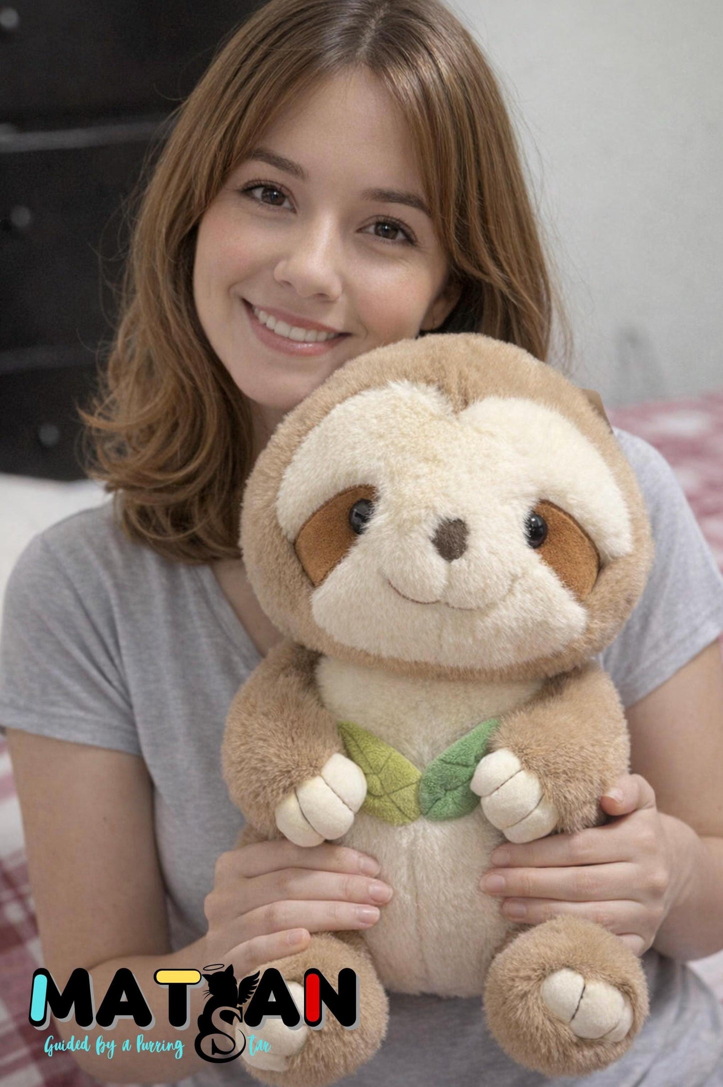 Soft Sloth Plush 37 cm – Adorable, cozy, and perfect for cuddles or gifting!