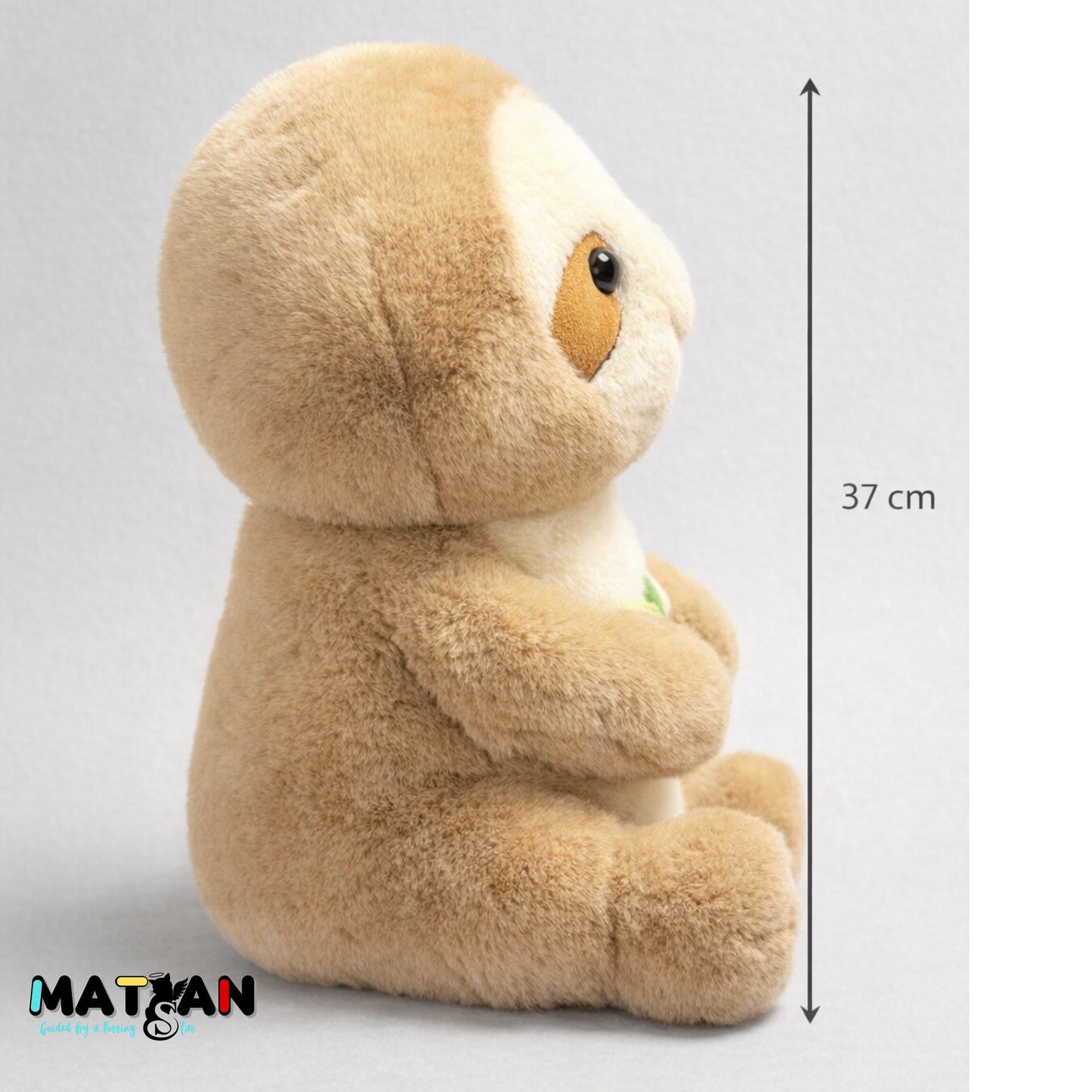 Soft Sloth Plush 37 cm – Adorable, cozy, and perfect for cuddles or gifting!