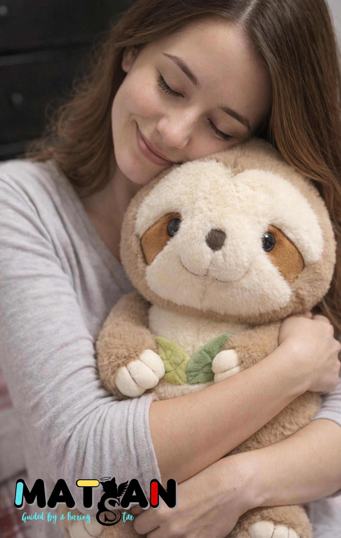 Soft Sloth Plush 37 cm – Adorable, cozy, and perfect for cuddles or gifting!