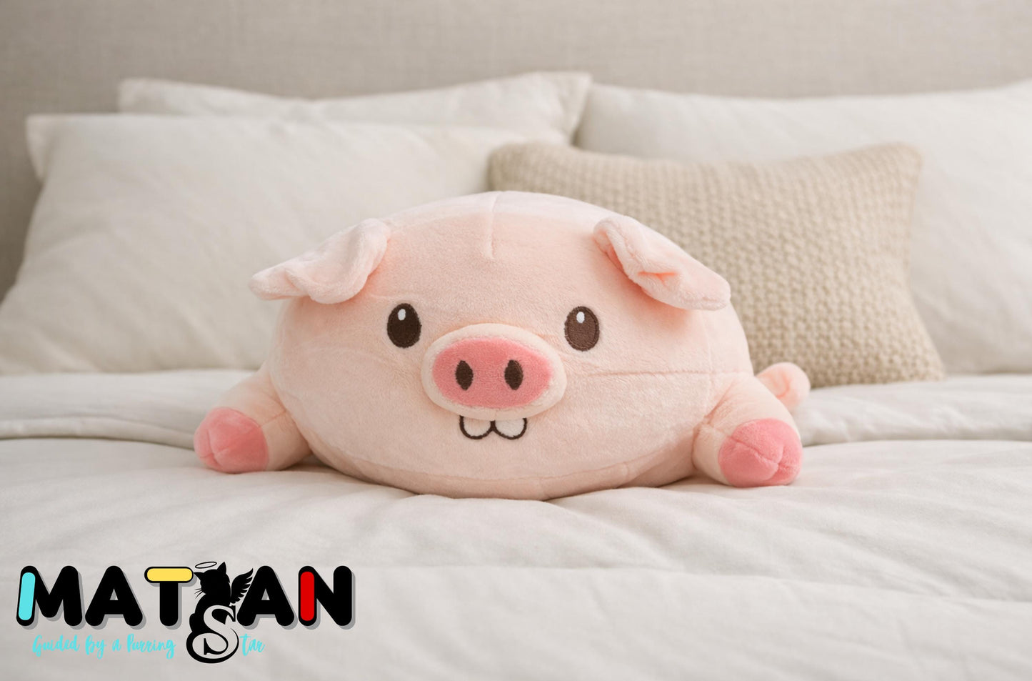 Premium Pastel Pig Plush – Cozy Comfort and Whimsical Charm for piggies lovers