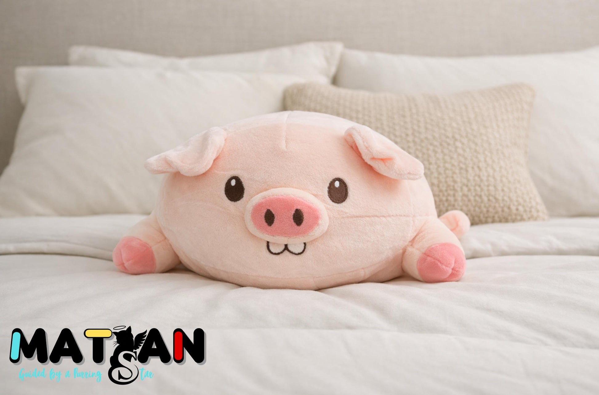 Premium Pastel Pig Plush – Cozy Comfort and Whimsical Charm for piggies lovers