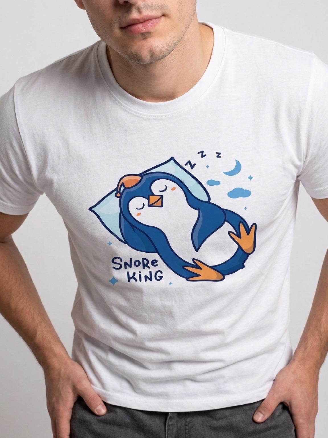 Men's Penguin Pajama Set – Animal Snore king Cotton Loungewear